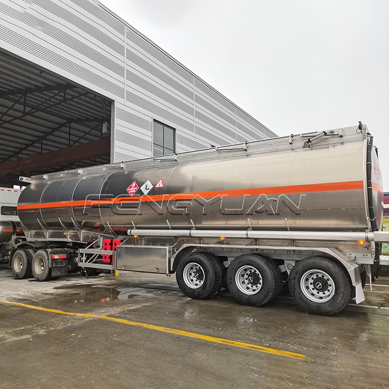 42000 Liters Volume Fuel Tanker Semi Trailer