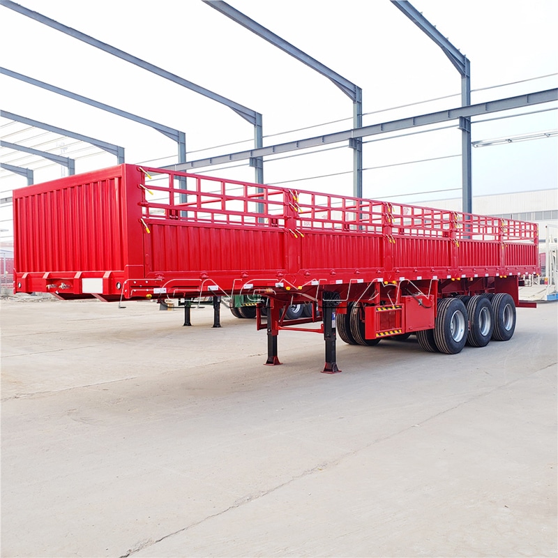 3 axle fence cargo trailer